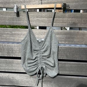 Light grey crop top size s